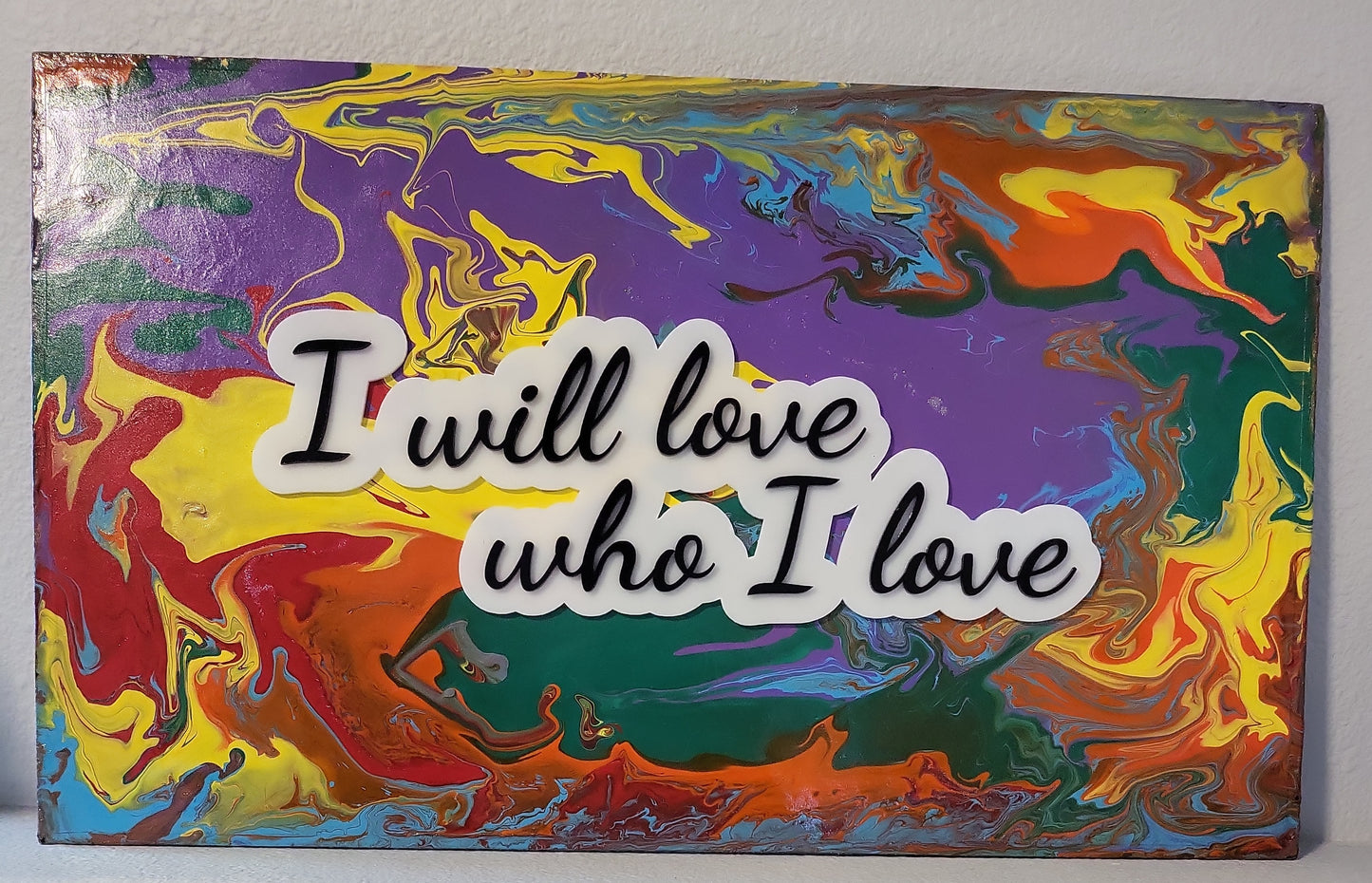 Pride painting-I will love who I love