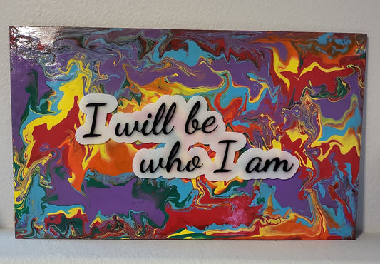 Pride painting-I will be who I am