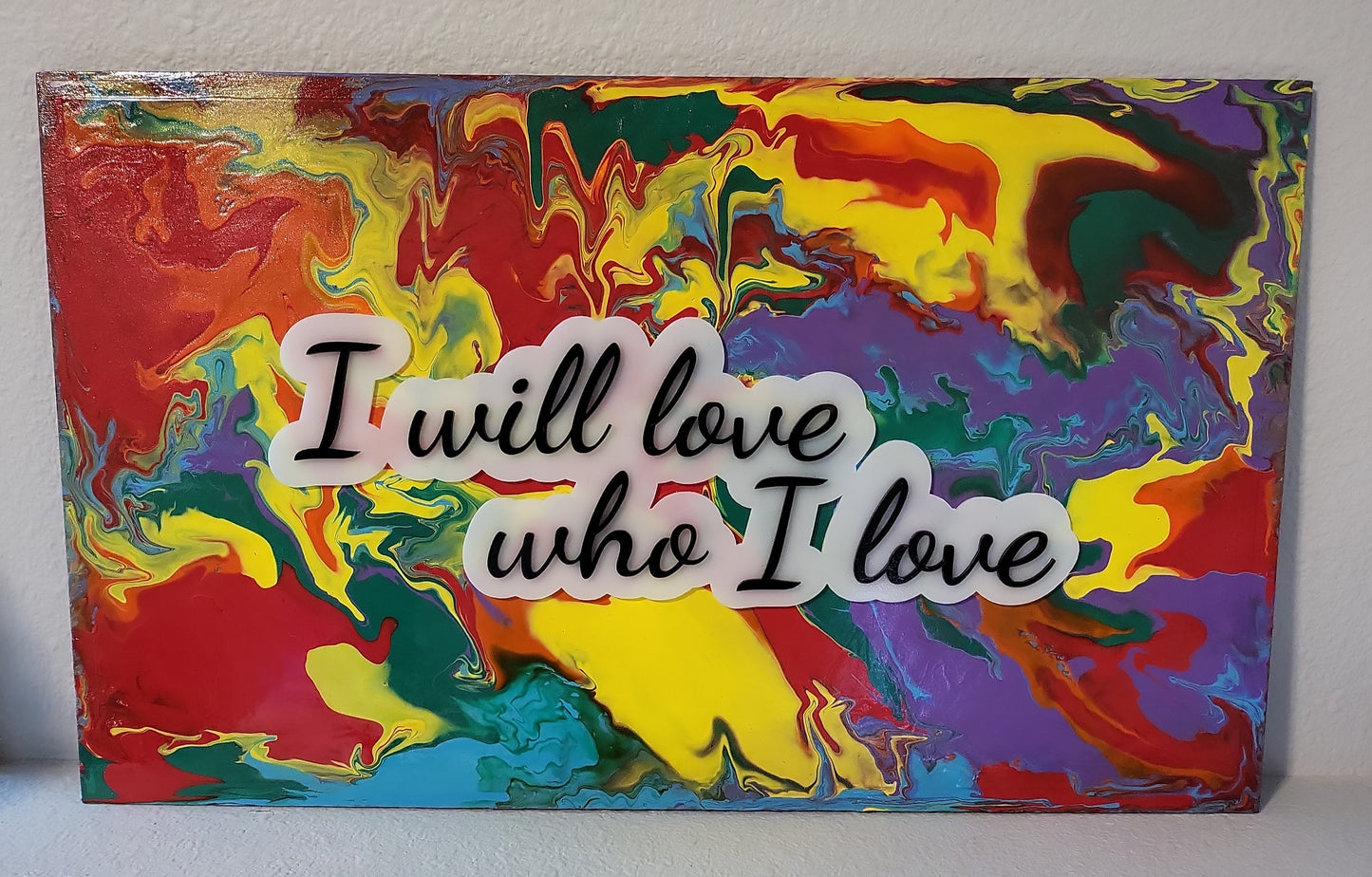 Pride painting-I will love who I love